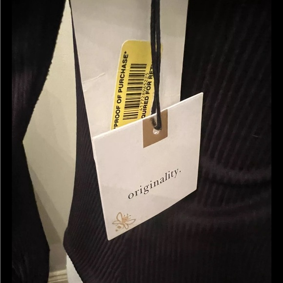 Originality Brand One Piece Black Snap Body suit Mock Turtle Neck Long Sleeved - Picture 6 of 6